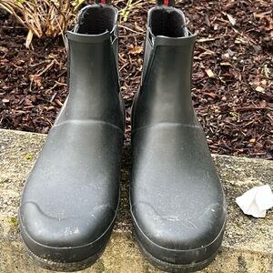 Tretorn Black Rubber Boots